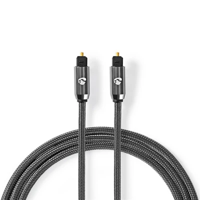 Nedis Profigold CATB25000GY10 optikai kábel, toslink, 1m