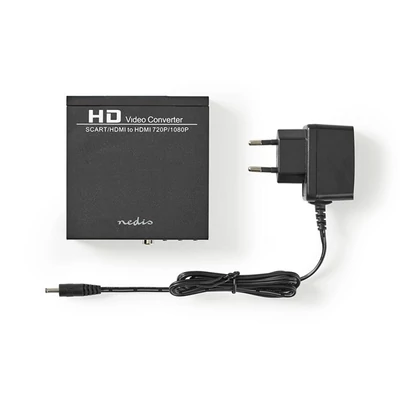 Nedis VCON3452AT (converter) videó konverter, SCART bemenet, HDMI kimenet 1080p | 1,65 Gbps