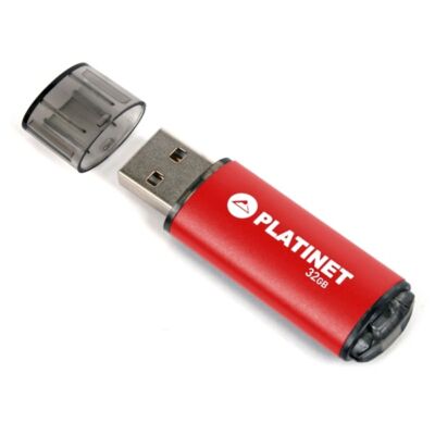 PLATINET Pendrive 32GB,  X-Depo, USB 2.0, piros