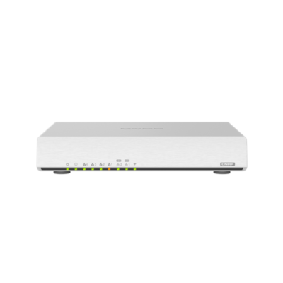 QNAP Wireless Router Dual-Band AX3600, 4x1000Mbps + 2x10000Mbps, WiFi 6, 3657Mbps, 2xUSB3.2 Gen1 - QHORA-301W