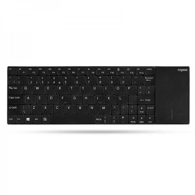 RAPOO 157233, E2710 BILLENTYŰZET + TOUCHPAD, FEKETE