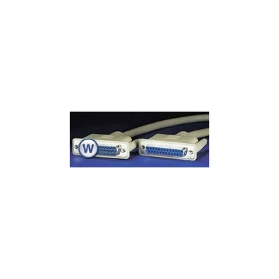 ROLINE PC modem kábel DB25F/M 4,5 m