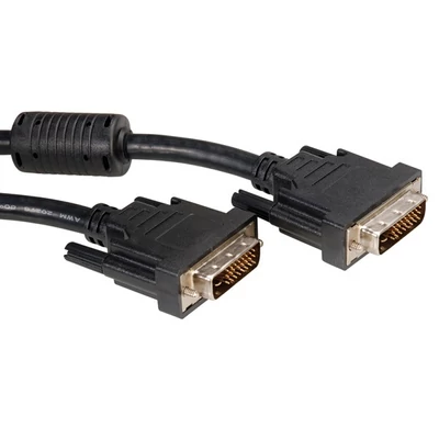 ROLINE kábel DVI Monitor összekötő kábel Dual link 3m