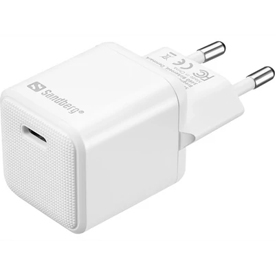 SANDBERG Hálózati töltő, USB-C AC Charger PD 20W Saver