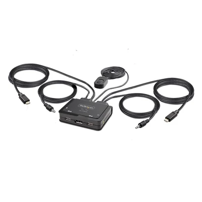 STARTECH KVM Switch 2xUSB-C, 4K 60Hz Displayport Output