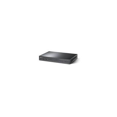 TP-LINK Switch 8x1000Mbps (8xPOE+) Fémházas Asztali, TL-SL1210MP