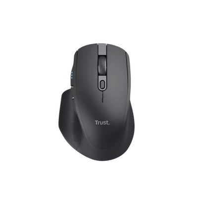 TRUST Vezeték nélküli egér 24820, Ozaa+ Multi-Device Wireless Mouse - Black