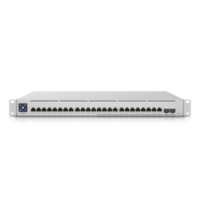 UBiQUiTi Switch 12x1000Mbps(POE+) + 12x2500Mbps(POE+) + 2x10000Mbps SFP+, Menedzselhető, Rackes - USW-ENTERPRISE-24-POE