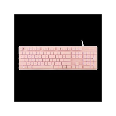 WHITE SHARK TACHI-P/US  WS GK-003441P-US gamer billentyűzet, 104 gomb pink (angol)
