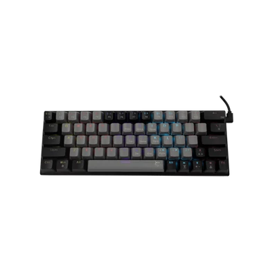 WHITE SHARK WAKIZASHI-2/G-B/R-HU, GK-002713V2/G-B/R-HU szürke/fekete, magyar, mechanikus gamer billentyűzet