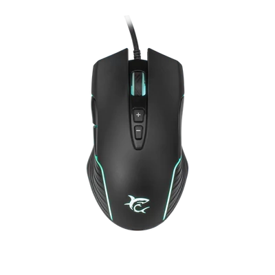 WHITE SHARK GM-5003 AZARAH gaming egér, fekete, 6400dpi