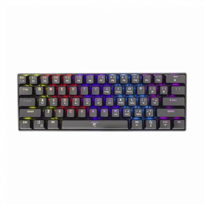 WHITE SHARK SHINOBI mechanikus (blue switch) gamer billentyűzet, fekete (magyar)