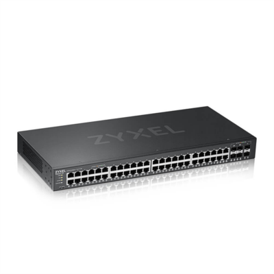 ZYXEL Switch 44x1000Mbps + 4xGigabit kombó SFP + 2xGigabit SFP, Menedzselhető Rackes, GS2220-50-EU0101F