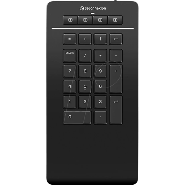 3DCONNEXION Billentyűzet - Numpad Pro Vezetékes, Fekete