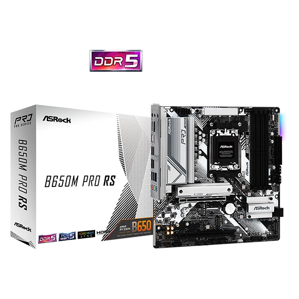 ASROCK Alaplap AM5 B650M PRO RS AMD B650, mATX