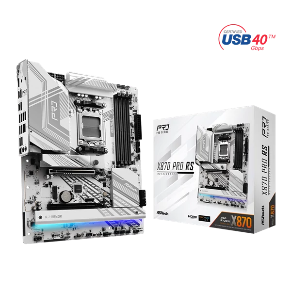 ASROCK Alaplap AM5 X870 PRO RS AMD X870, ATX