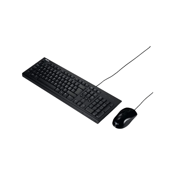 ASUS ACCY Egér+Bill U2000 Vezetékes Magyar, Fekete