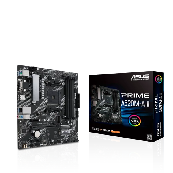 ASUS Alaplap AM4 PRIME A520M-A II AMD A520, mATX