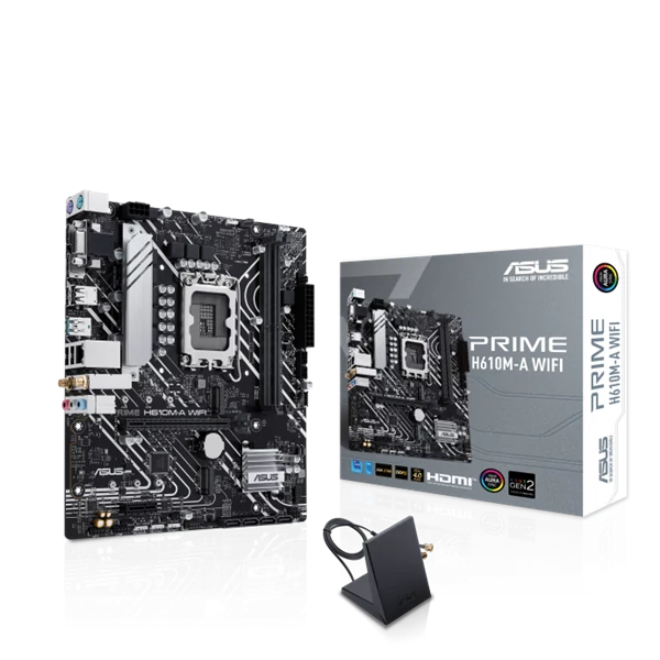 ASUS Alaplap S1700 PRIME H610M-A WIFI INTEL H610, mATX