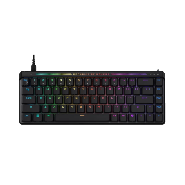 ASUS Vezetékes Billentyűzet ROG FALCHION ACE HFX USB, Fekete
