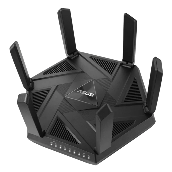ASUS Wireless Router Tri Band AX7800 1xWAN/LAN(2.5Mbps) + 1xWAN/LAN(1000Mbps) + 3xLAN(1000Mbps) + 1xUSB, RT-AXE7800