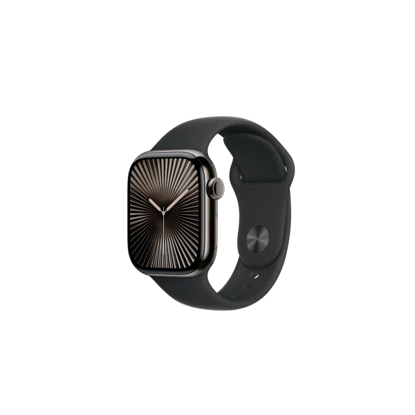 Apple Watch S10 Cellular 42mm Slate Titanium Case with Slate Milanese Loop
