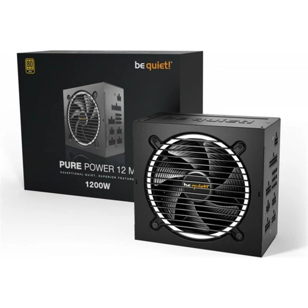BE QUIET! Tápegység Pure Power 12 1200W, 12cm, 80+ Gold, Aktív PFC
