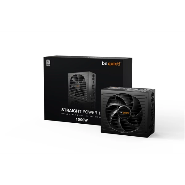 BE QUIET! Tápegység Straight Power 12 1000W, 13.5cm, 80+ Titanium Moduláris, Aktív PFC