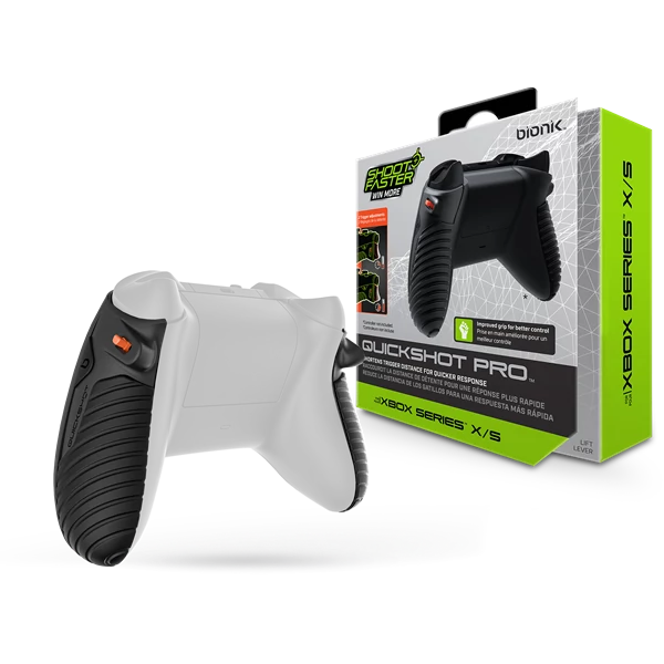 BIONIK XBOX Series S/X Kiegészítő Quickshot Pro Kontroller Ravasz csomag fehér, BNK-9073