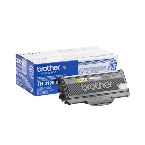 BROTHER Toner TN-2120, Nagy töltetű - 2600 oldal, Fekete