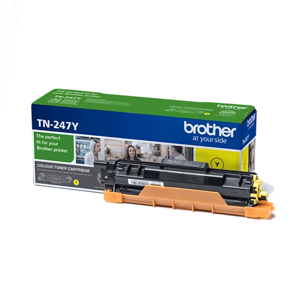 BROTHER Toner TN-247Y, Highcap- 2.300 oldal (ISO/IEC 19798), Sárga