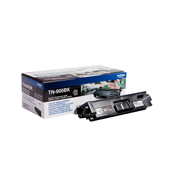 Brother Toner TN-900BK, Szuper nagy töltetű - 6000 oldal, Fekete