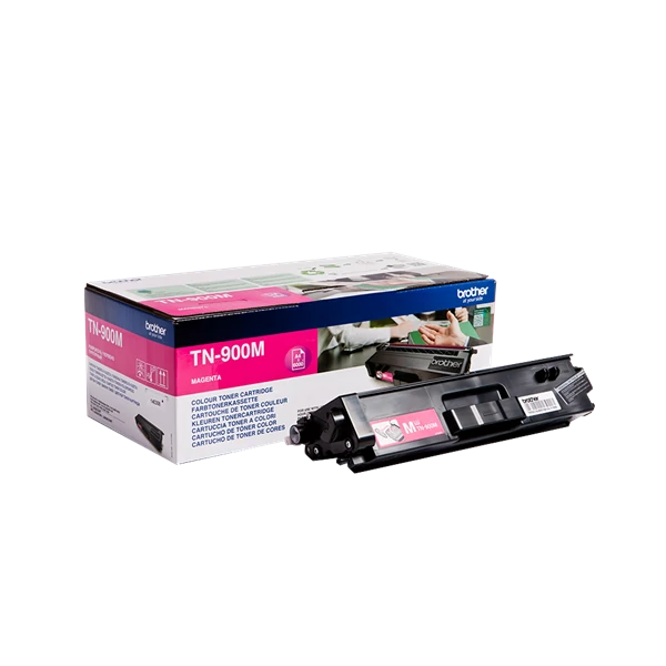 Brother Toner TN-900M, Szuper nagy töltetű - 6000 oldal, Magenta