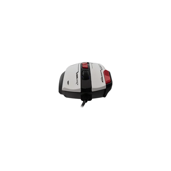 BARACUDA W029909 MANTA-W, BGM-042W gamer egér,8D, fehér, 12800 dpi
