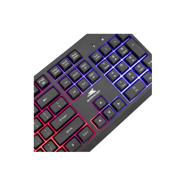 BARACUDA W029917 STARFISH-B, GK-002114B fekete gamer billentyűzet, angol