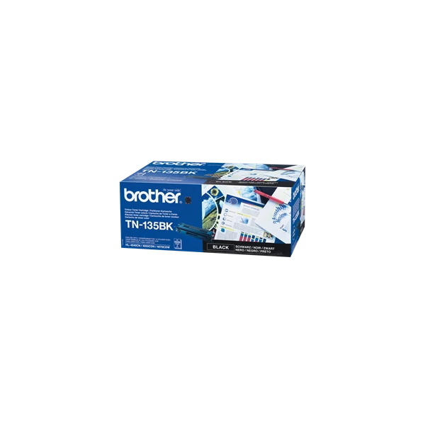 Brother Toner TN-135BK, Nagy töltetű - 5000 oldal, Fekete
