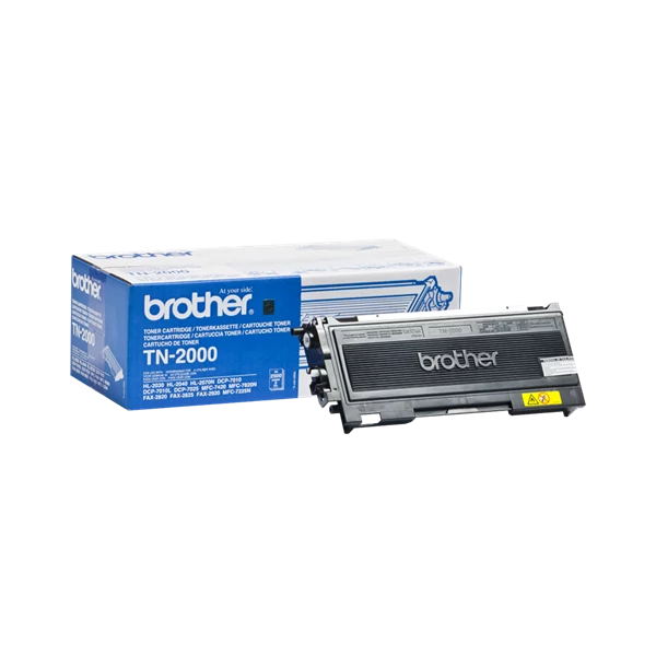 Brother Toner TN-2000, 2.500 oldal (ISO/IEC 19798), Fekete