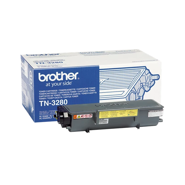 Brother Toner TN-3280, Nagy töltetű - 8000 oldal, Fekete