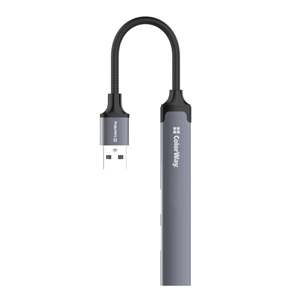 COLORWAY USB-elosztó CW-HUB05, USB-A 4-B-1 USB2.0X3/USB3.0