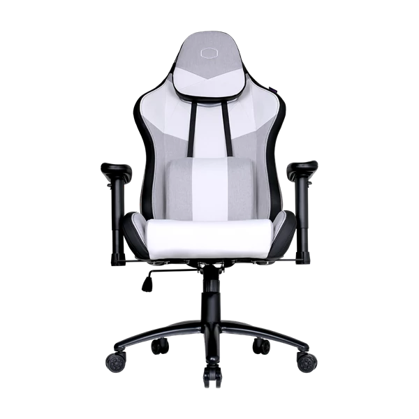 COOLER MASTER Gaming Szék Caliber R3C, Cool-In technológia, Memóriahab, Karcálló szövet, szürke-fehér