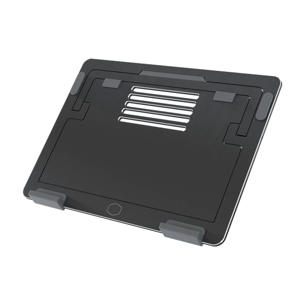 COOLER MASTER Notebook Hűtőpad + állvány ERGOSTAND AIR, Fekete (max 15