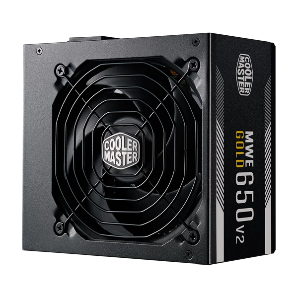 COOLER MASTER Tápegység MWE 650W, 12cm, 80+ Gold V2, Aktív PFC
