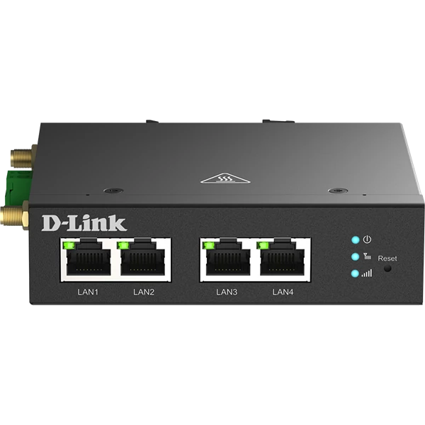 D-LINK 4G M2M Modem 4x100Mbps Fémházas, DWM-314-T