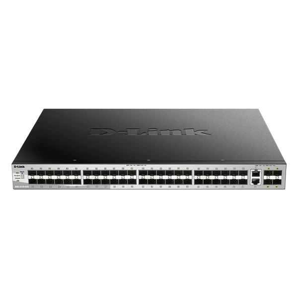 D-LINK Switch 48x1000Mbps + 2xGigabit + 4xGigabit SFP+ Fémházas, Menedzselhető, DGS-3130-54TS/E