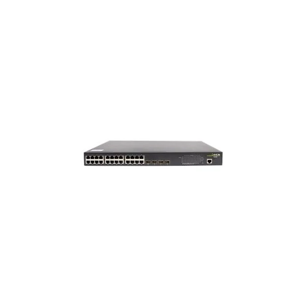 DCN Switch L2 24x 10/100/1000Base-T with PoE+ (200W) + 4x 100/1000Base-X SFP, S4200-28P-PL-SI-R2