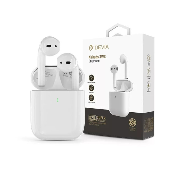 DEVIA ST399114 TWS BLUETOOTH SZTEREÓ FÜLHALLGATÓ V5.3 AIRBUDS -FEHÉR