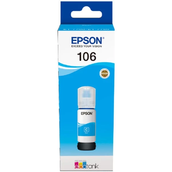 EPSON Tintapatron 106 EcoTank Cyan ink bottle