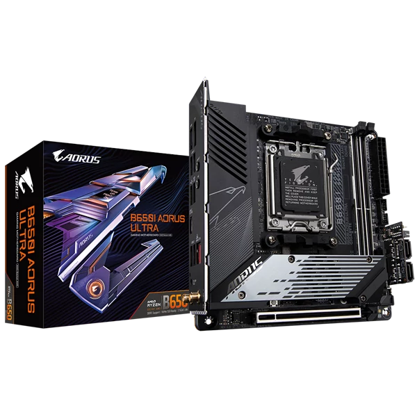 GIGABYTE Alaplap AM5 B650I AORUS ULTRA AMD B650, mini-ITX