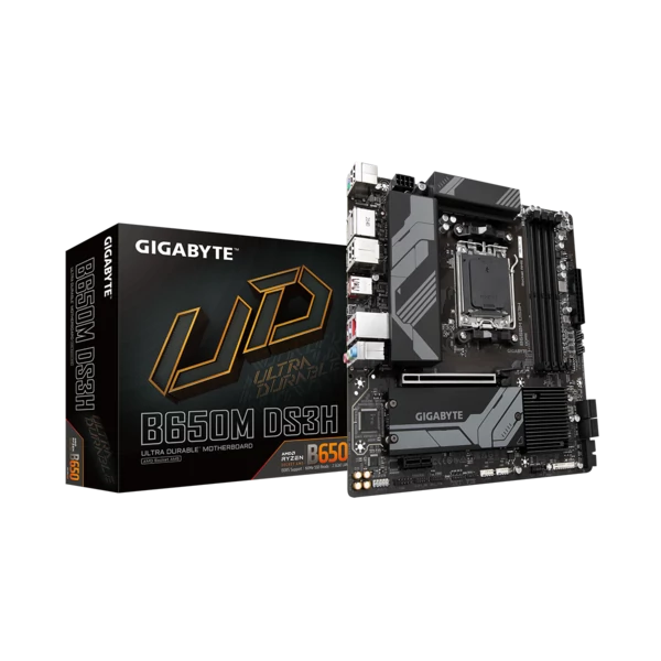 GIGABYTE Alaplap AM5 B650M DS3H AMD B650, mATX