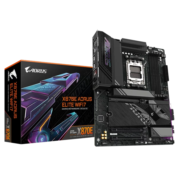 GIGABYTE Alaplap AM5 X870E AORUS ELITE WIFI7 AMD X870, ATX